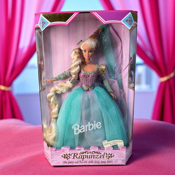 1994 Rapunzel Barbie Doll 1st Edition Children's Collector Series Mattel #13016 - Picture 1 of 7